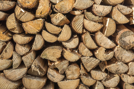 Wood for heating
