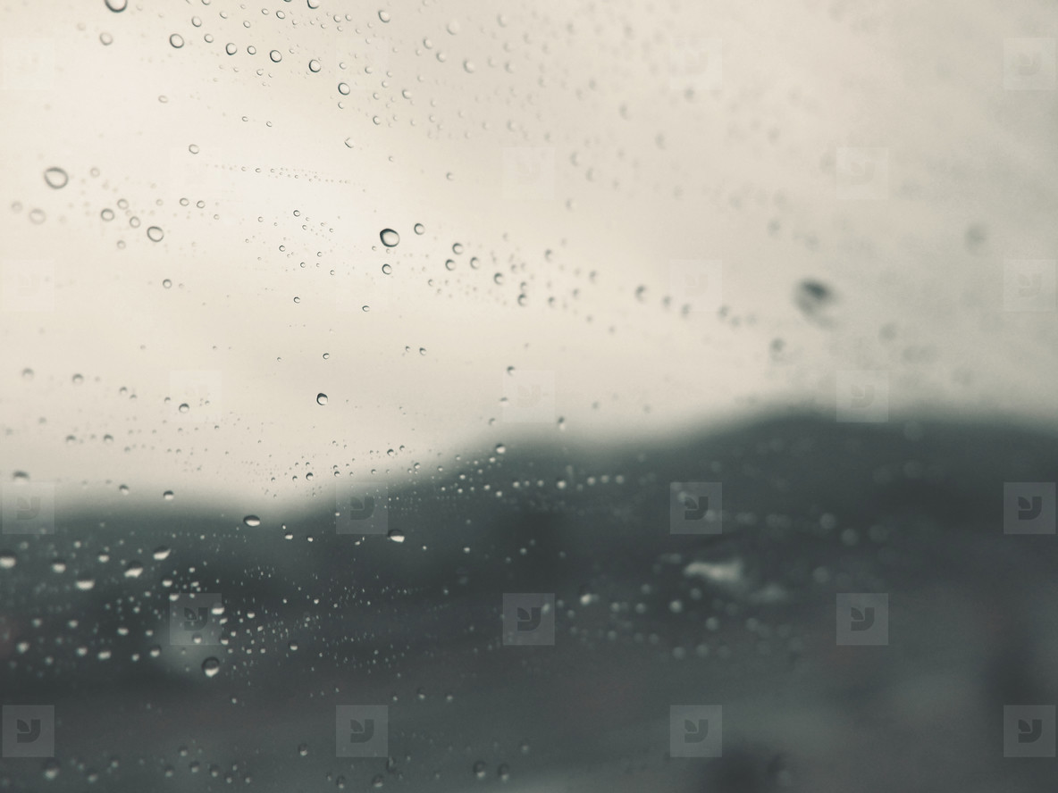 Abstract background of rain drop
