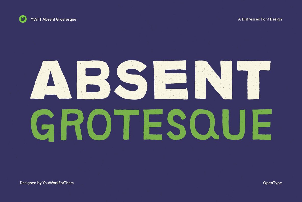 YWFT Absent Grotesque Font