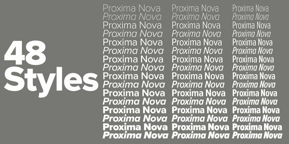Proxima Nova Proxima Nova
