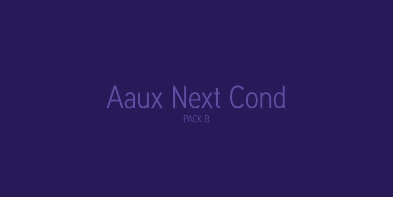 Aaux Next Cond Pack B