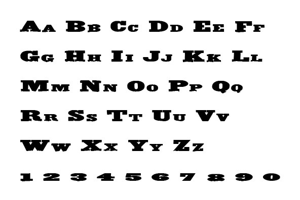 Antique X Condensed Complete Antique X Condensed Complete