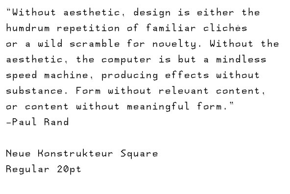 Neue Konstrukteur Square Neue Konstrukteur Square