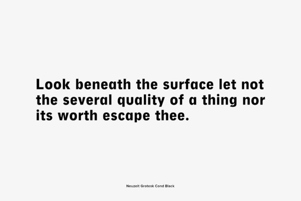 Neuzeit Grotesk Neuzeit Grotesk