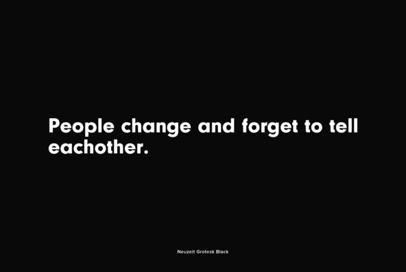 Neuzeit Grotesk Neuzeit Grotesk