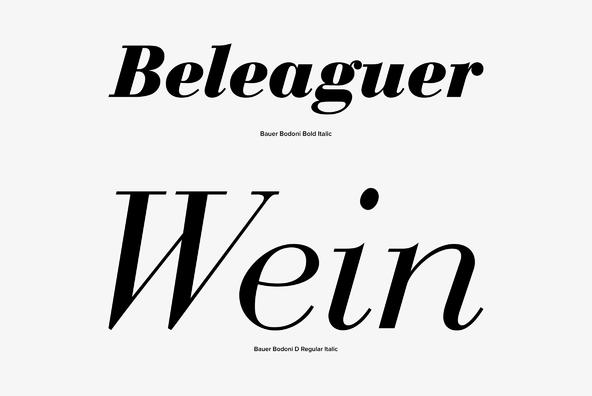 Bauer Bodoni Bauer Bodoni
