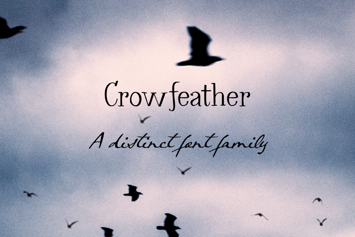 Crowfeather Font