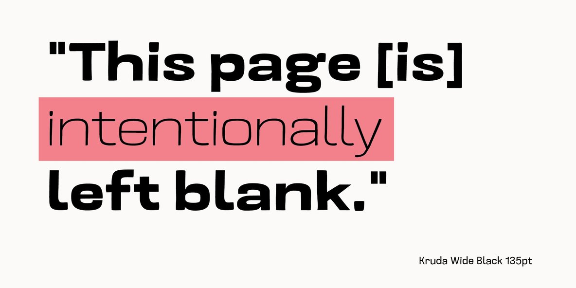 Kruda Handcrafted Sans 8