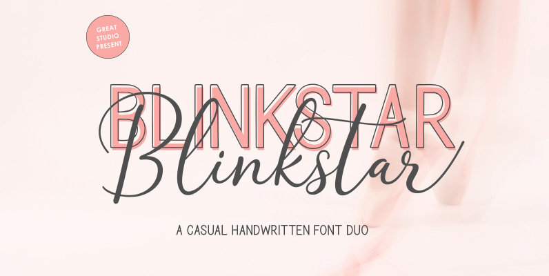 Blinkstar Font Duo