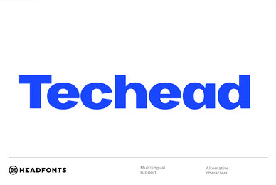 Techead Typeface