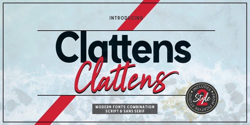 Clattens Font Duo