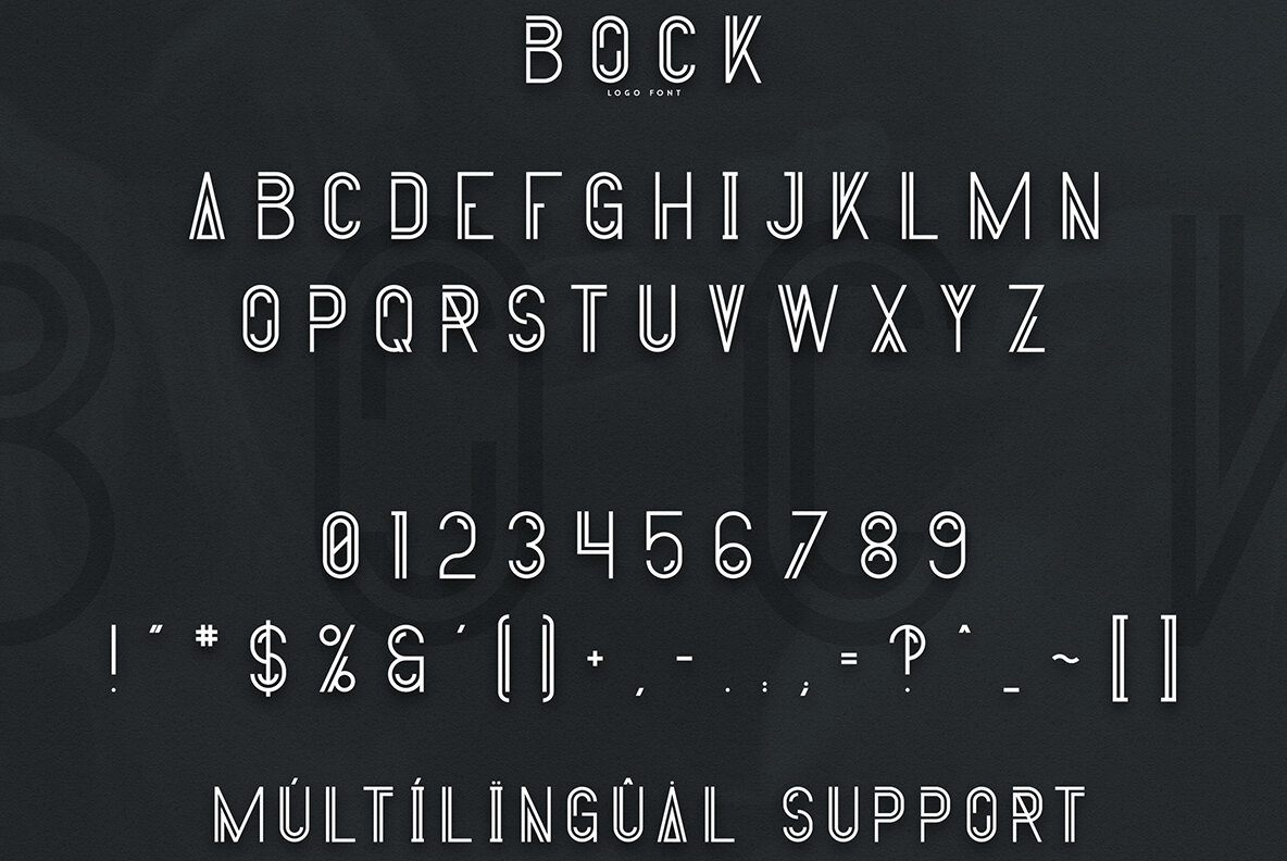 Bock Logo Font Bock Logo Font