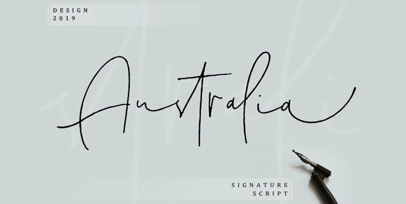 Australia Signature Script