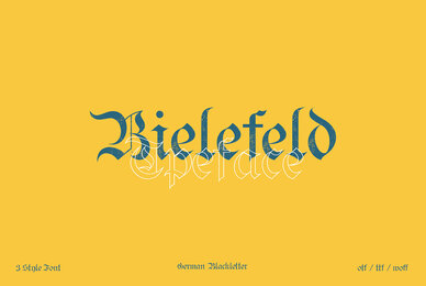 Bielefeld Typeface