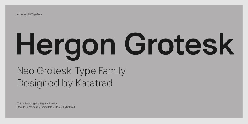 Hergon Grotesk
