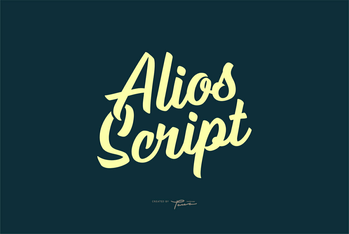 Alios Script Font