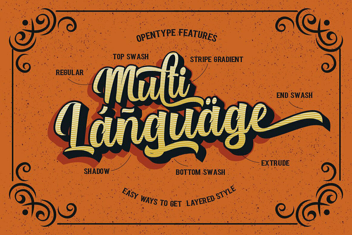 Authentic Layered Font Authentic Layered Font