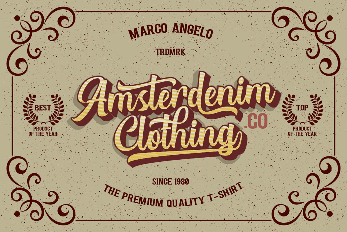 Authentic Layered Font Authentic Layered Font