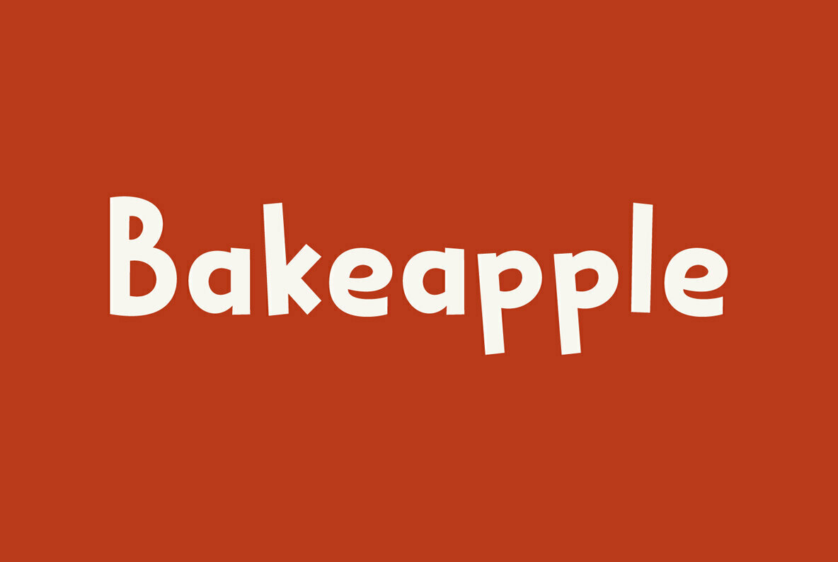 Bakeapple Font