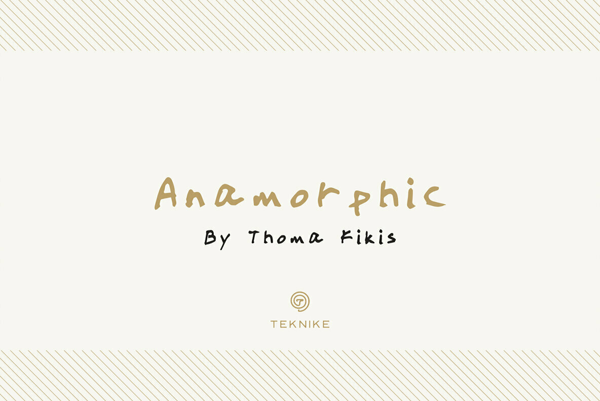 Anamorphic Font
