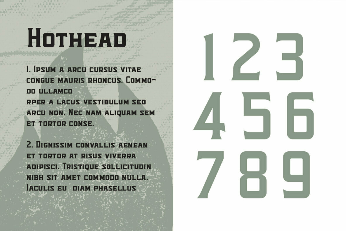 Hothead Typeface 2