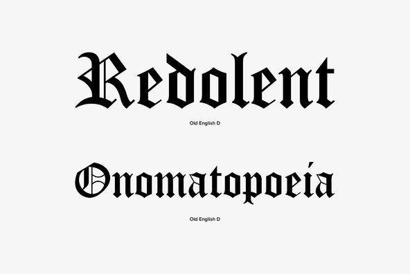 Old English Old English