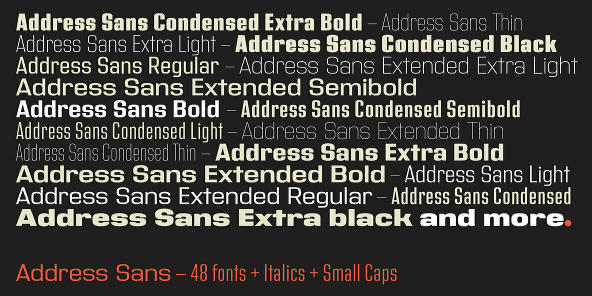 Address Sans Pro 2