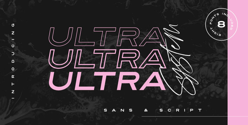 Ultra System Font Duo