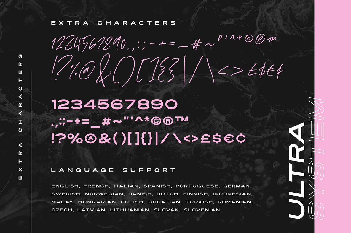 Ultra System Font Duo 10