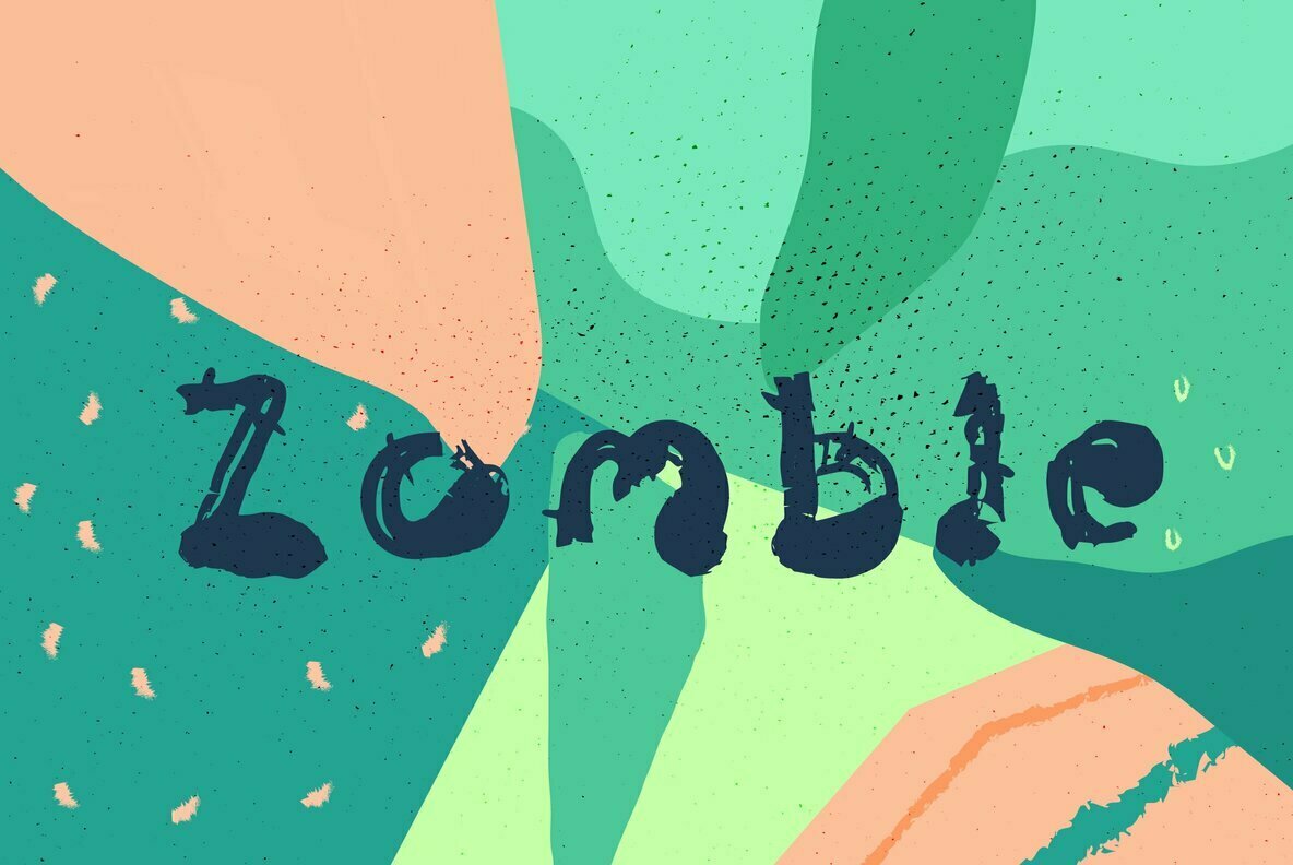 Funny Zombie Font