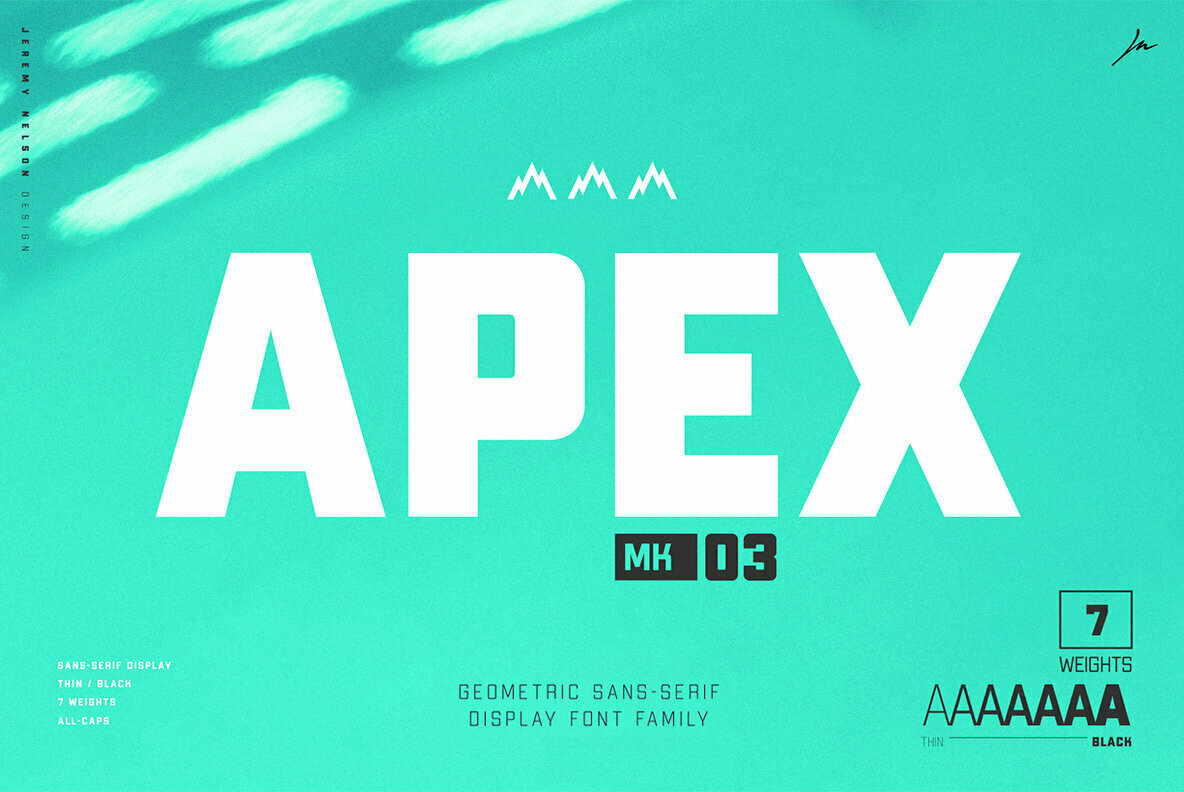 Apex Mk3 Font