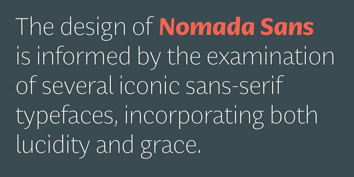 Nomada Sans Nomada Sans