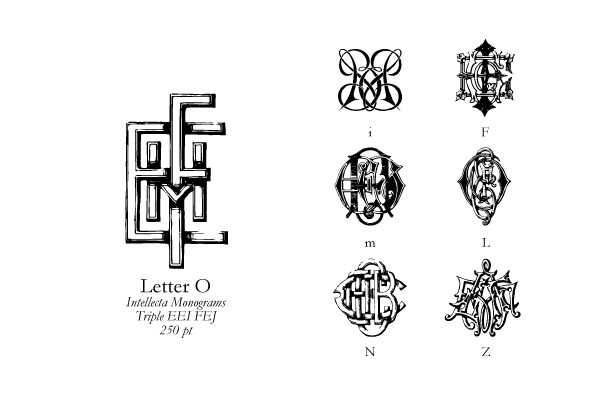 Intellecta Monograms Triple EEI FEJ Intellecta Monograms Triple EEI FEJ