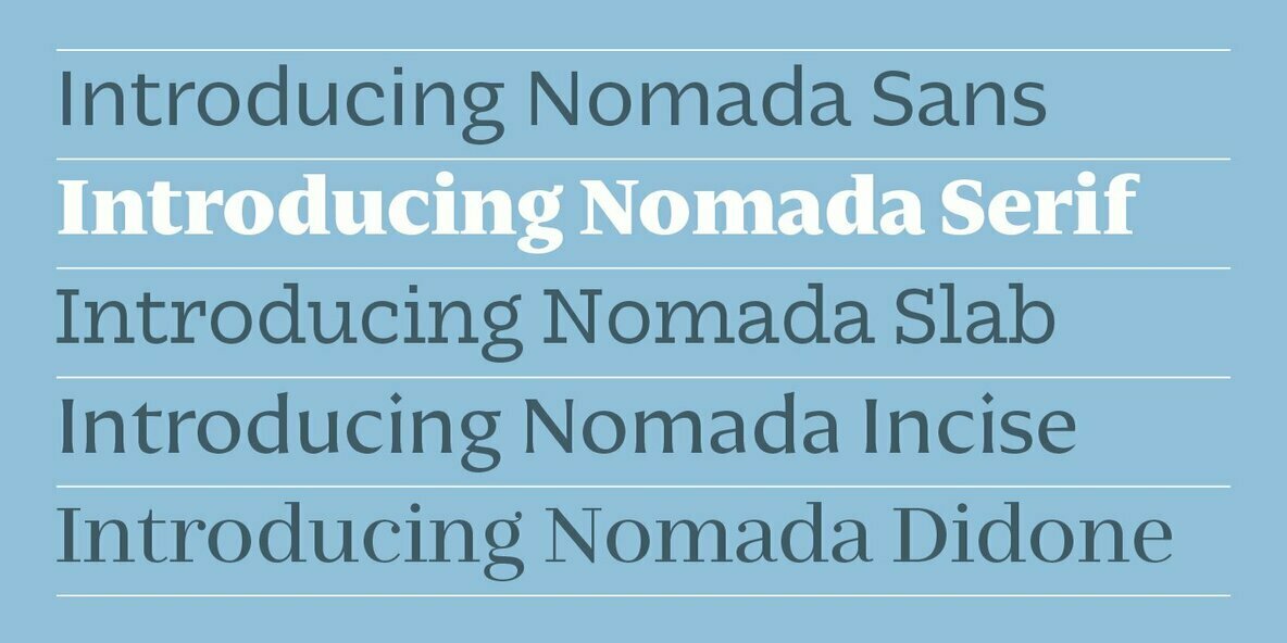 Nomada Serif Nomada Serif