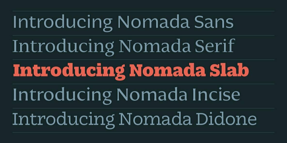 Nomada Slab Nomada Slab
