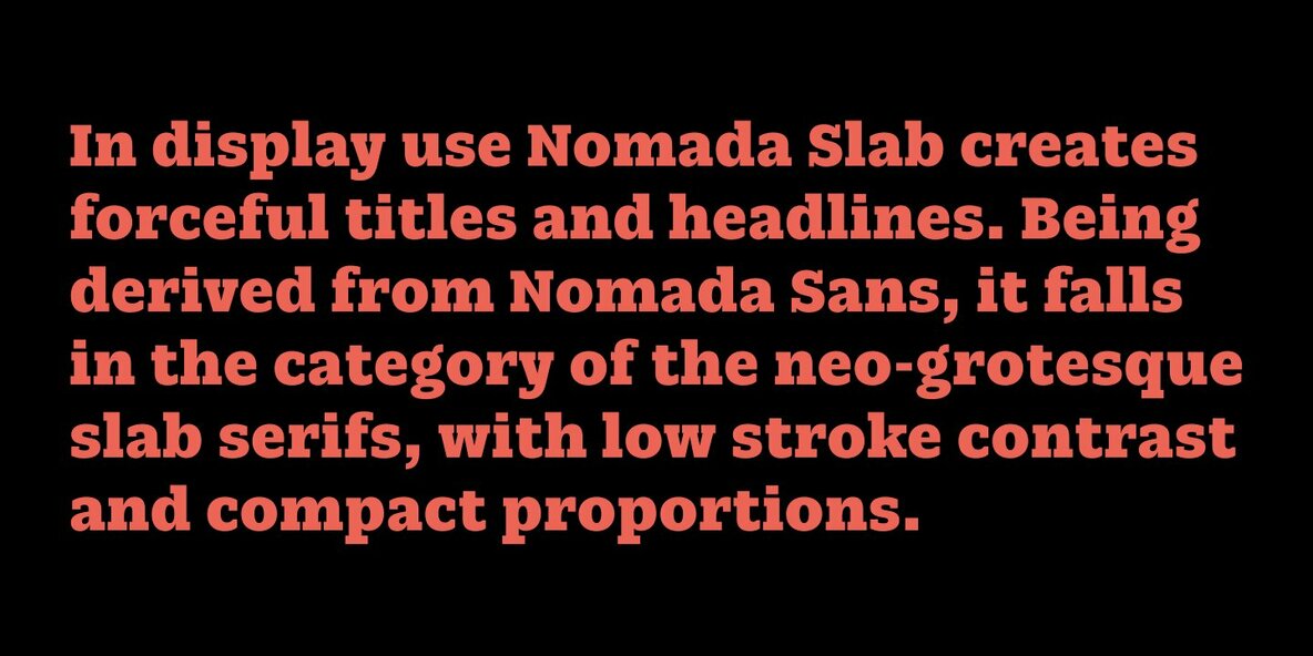 Nomada Slab Nomada Slab