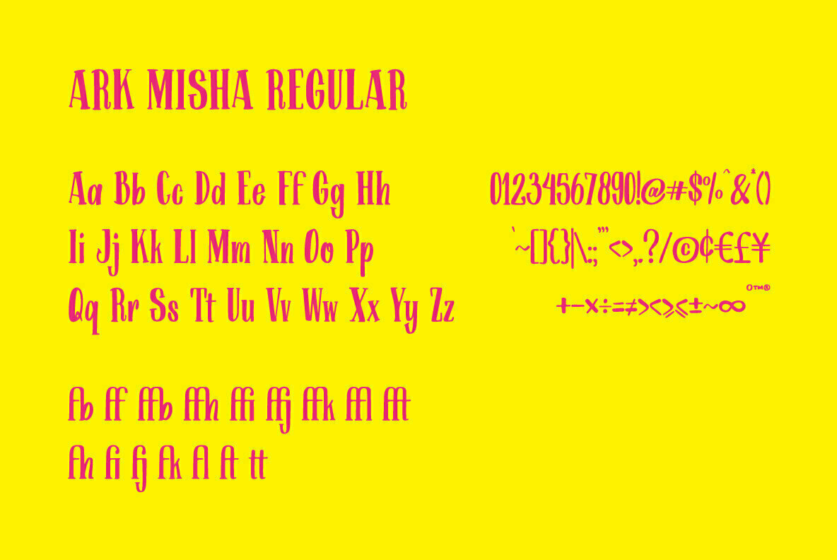 ARK Misha Font Duo 2
