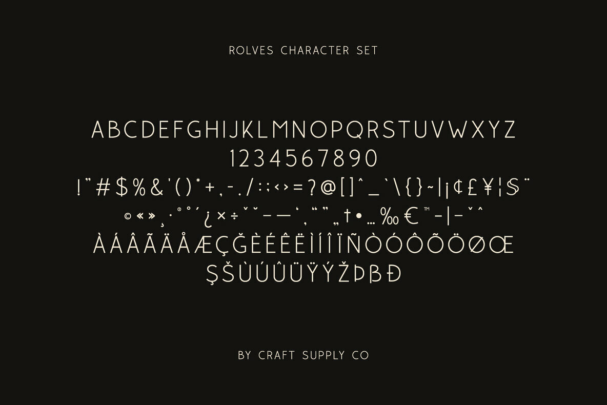 Rolves Font - YouWorkForThem