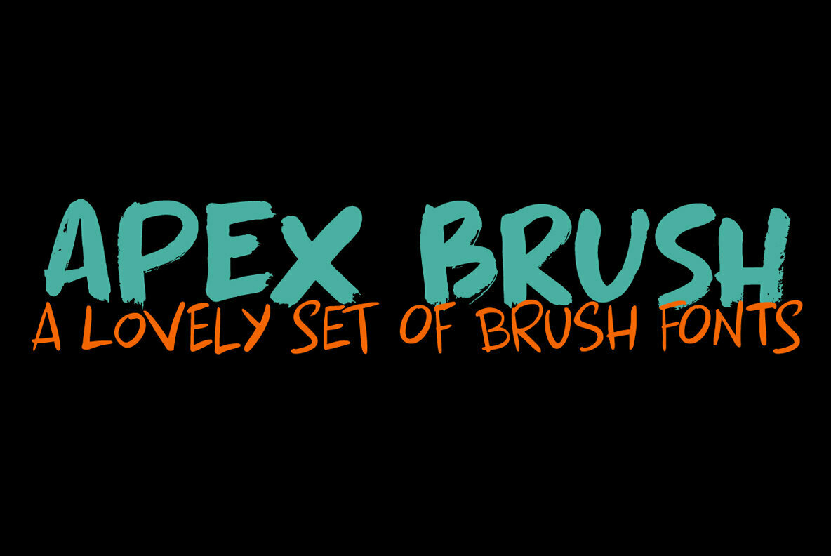 Apex Brush Font