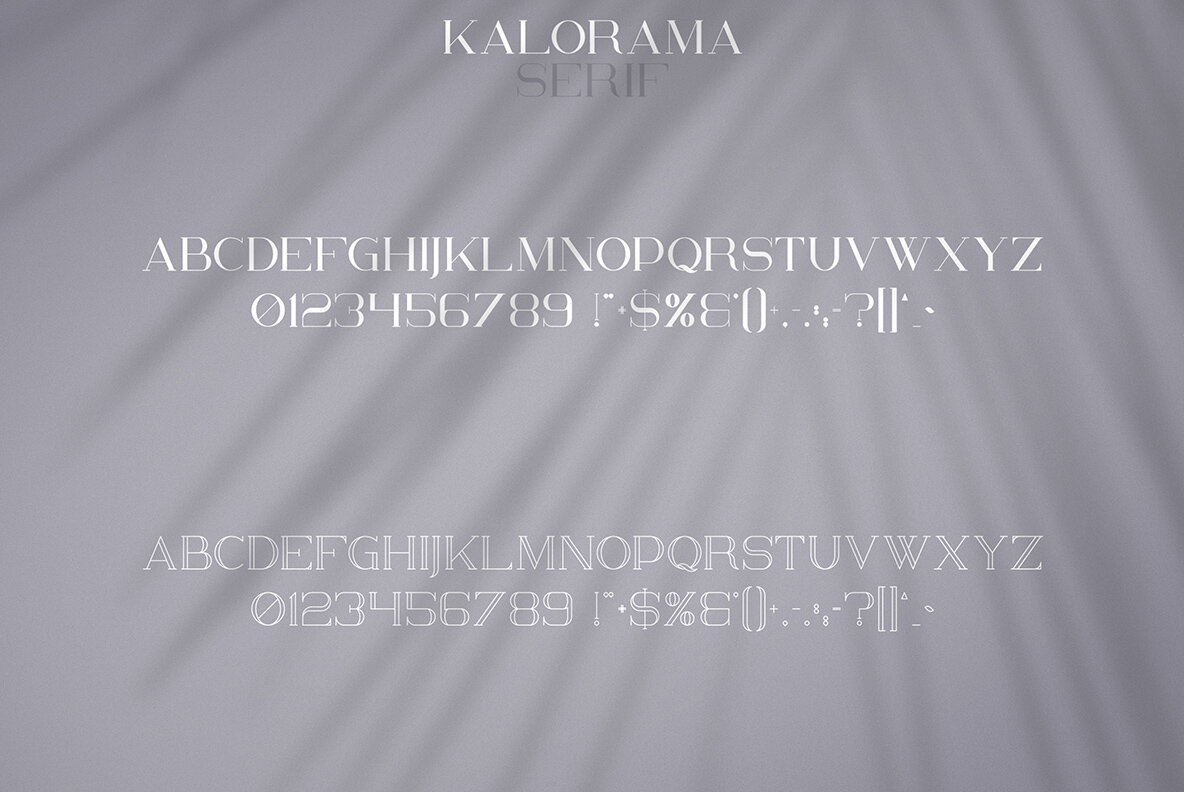 Kalorama Font Duo 8