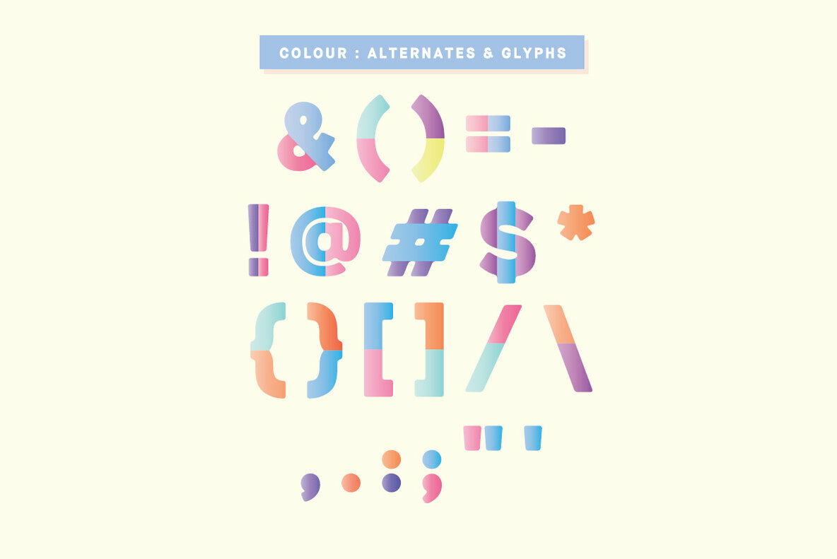 Newport Tracks Colour Font 4