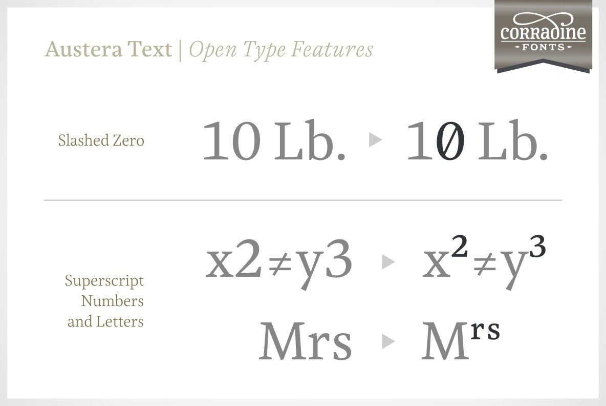Austera Text 8