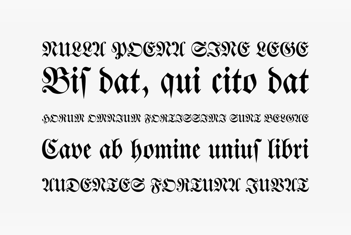 Walbaum Fraktur Walbaum Fraktur