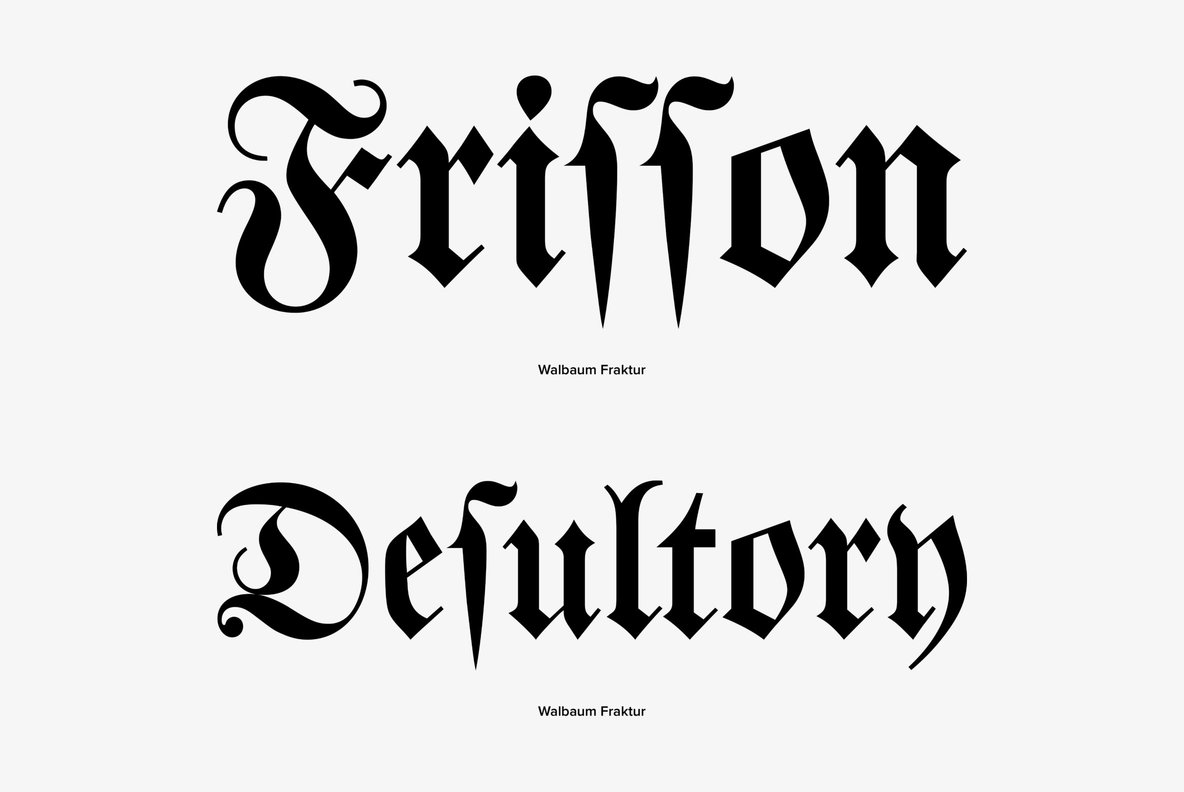 Walbaum Fraktur Walbaum Fraktur