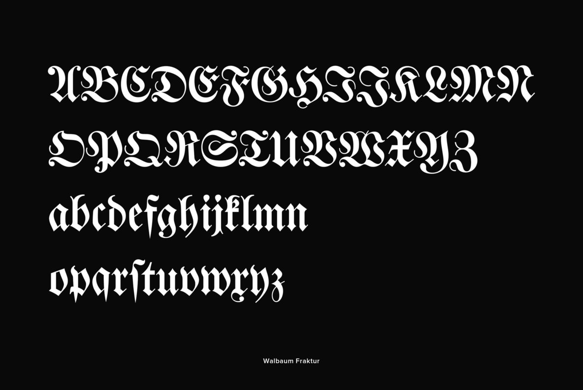 Walbaum Fraktur Walbaum Fraktur