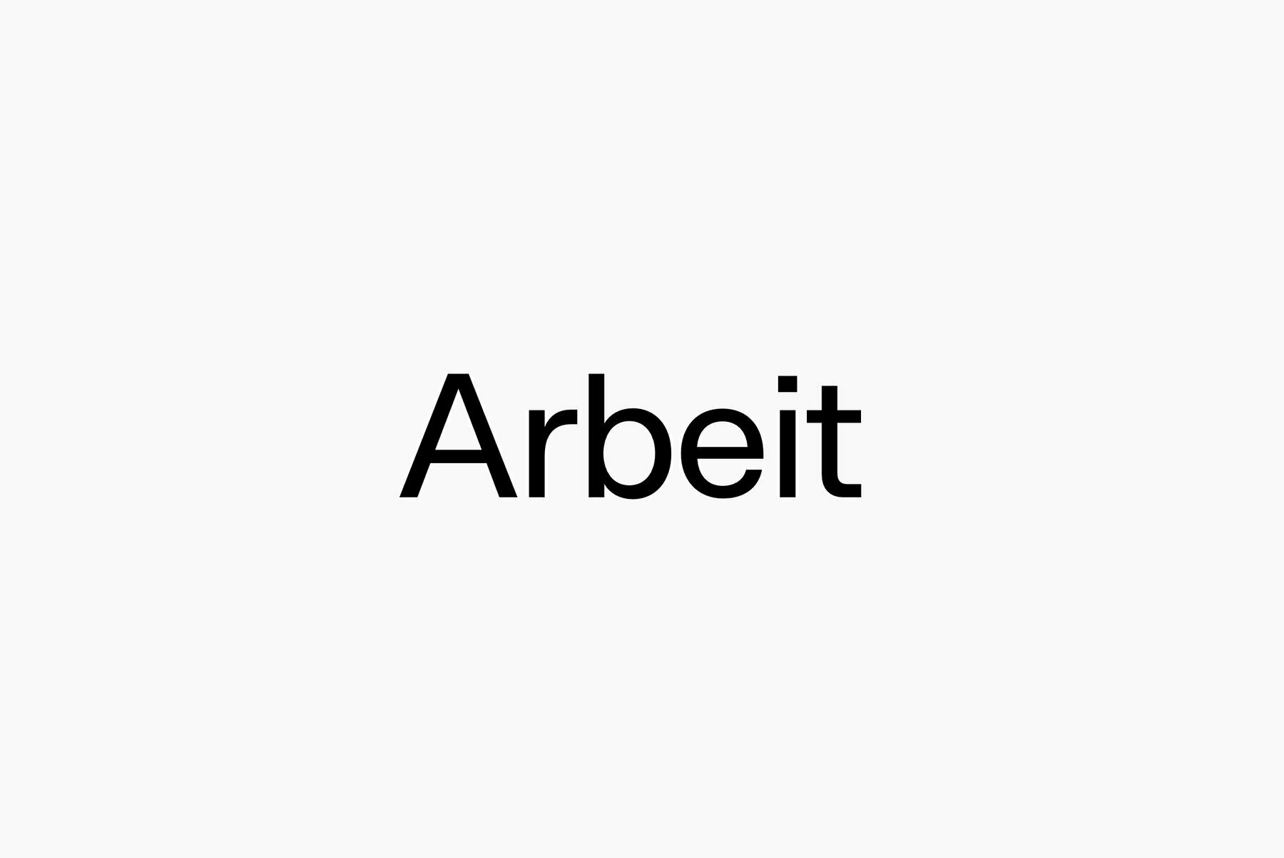 Arbeit Arbeit