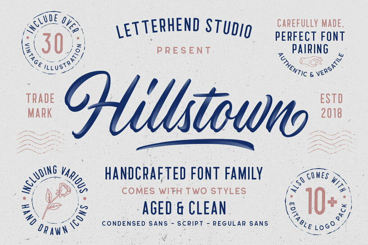 Hillstown Font Collection 5