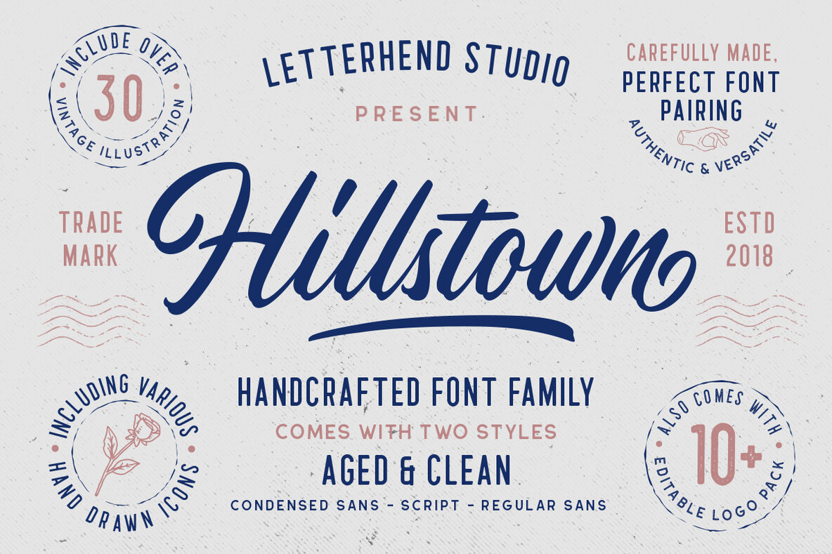 Hillstown Font Collection 6