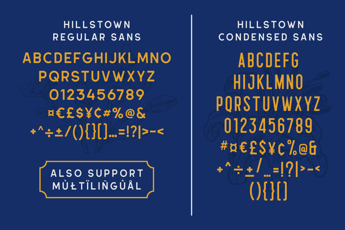 Hillstown Font Collection 10