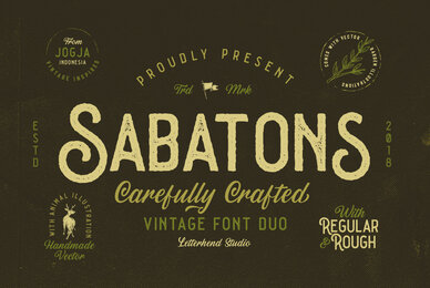 Sabatons Font Duo